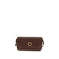 PINKO Brown Calf Leather Bos Taurus Shoulder Bag
