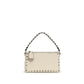 Valentino Garavani Beige Calf Leather Bos Taurus Shoulder Bag