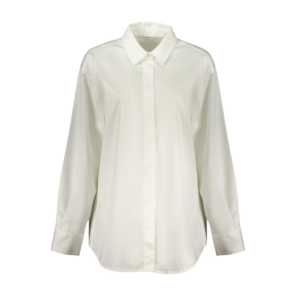 Guess Jeans Bianco Cotton Women Shirt