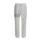 Thom Browne White Cotton Joggers (Workout Pants)
