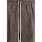 Rick Owens Brown Viscose Casual Pants