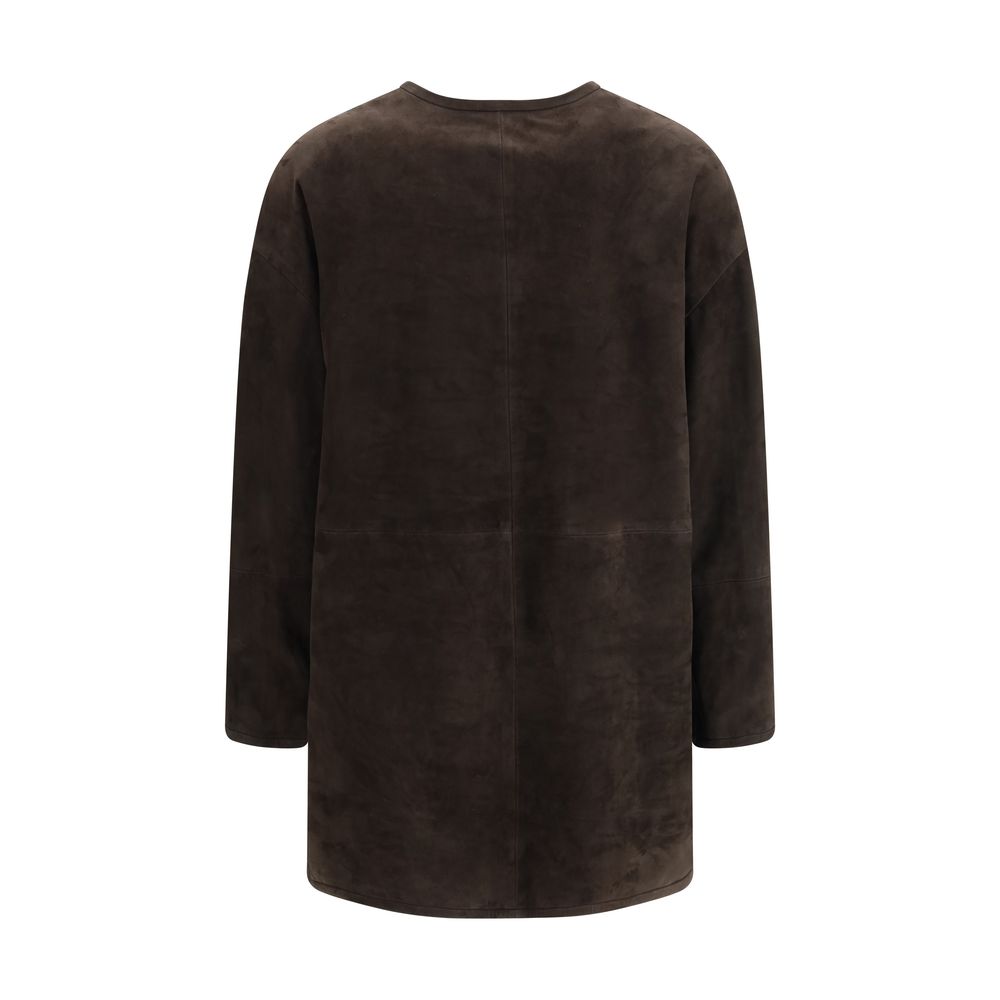 Loulou De Saison Brown Goatskin Coat