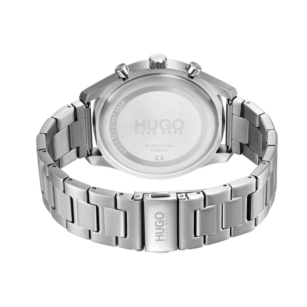 Hugo Boss Gray Stainless Steel Dress Watch