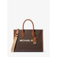 Michael Kors Brown Leather Shoulder Bag