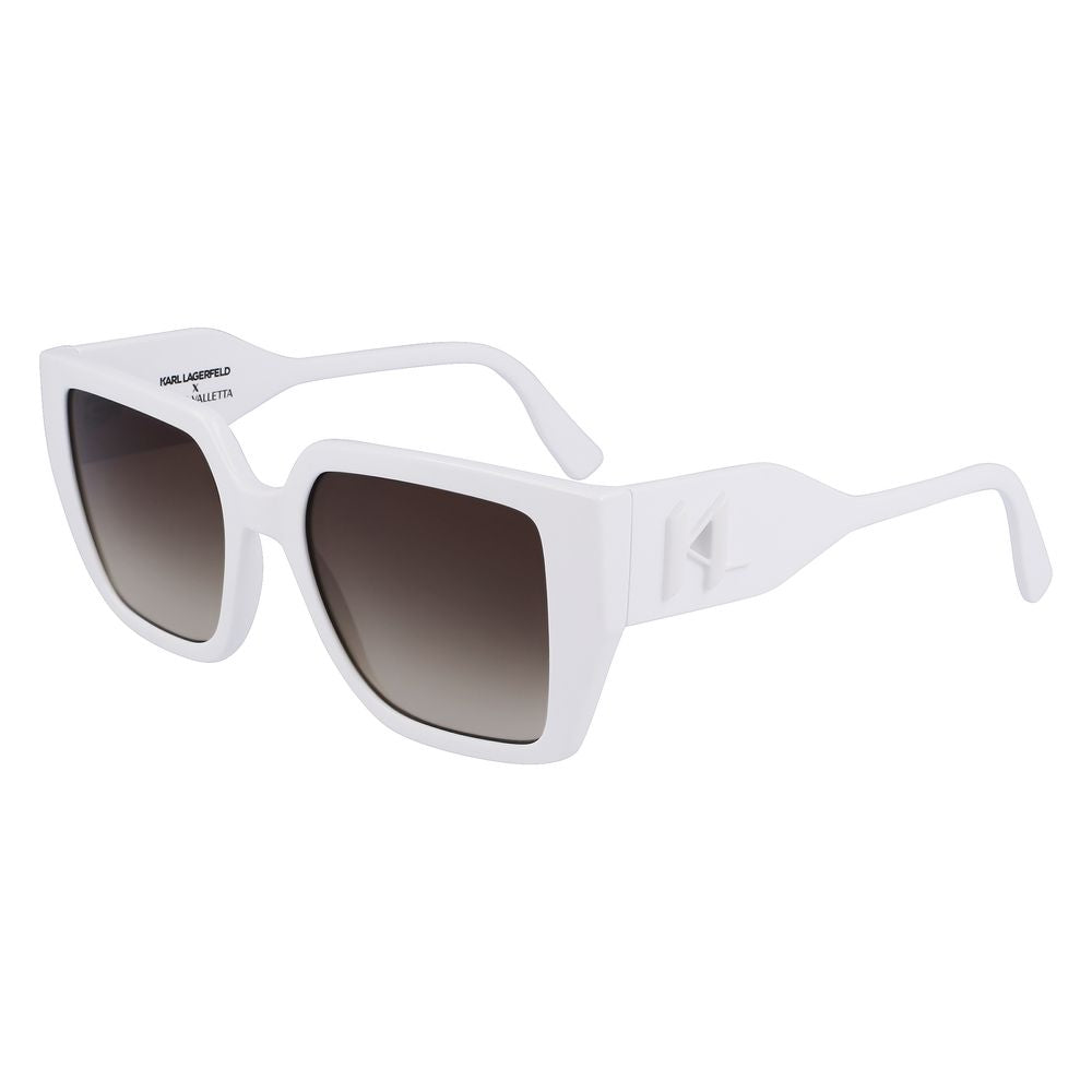 Karl Lagerfeld White Injected Sunglasses