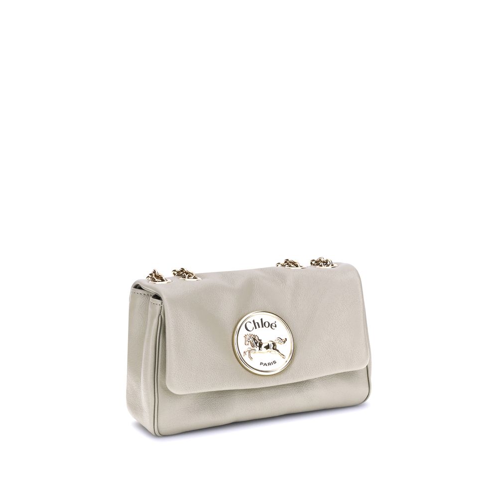 Chloé Beige Calf Leather Bos Taurus Shoulder Bag