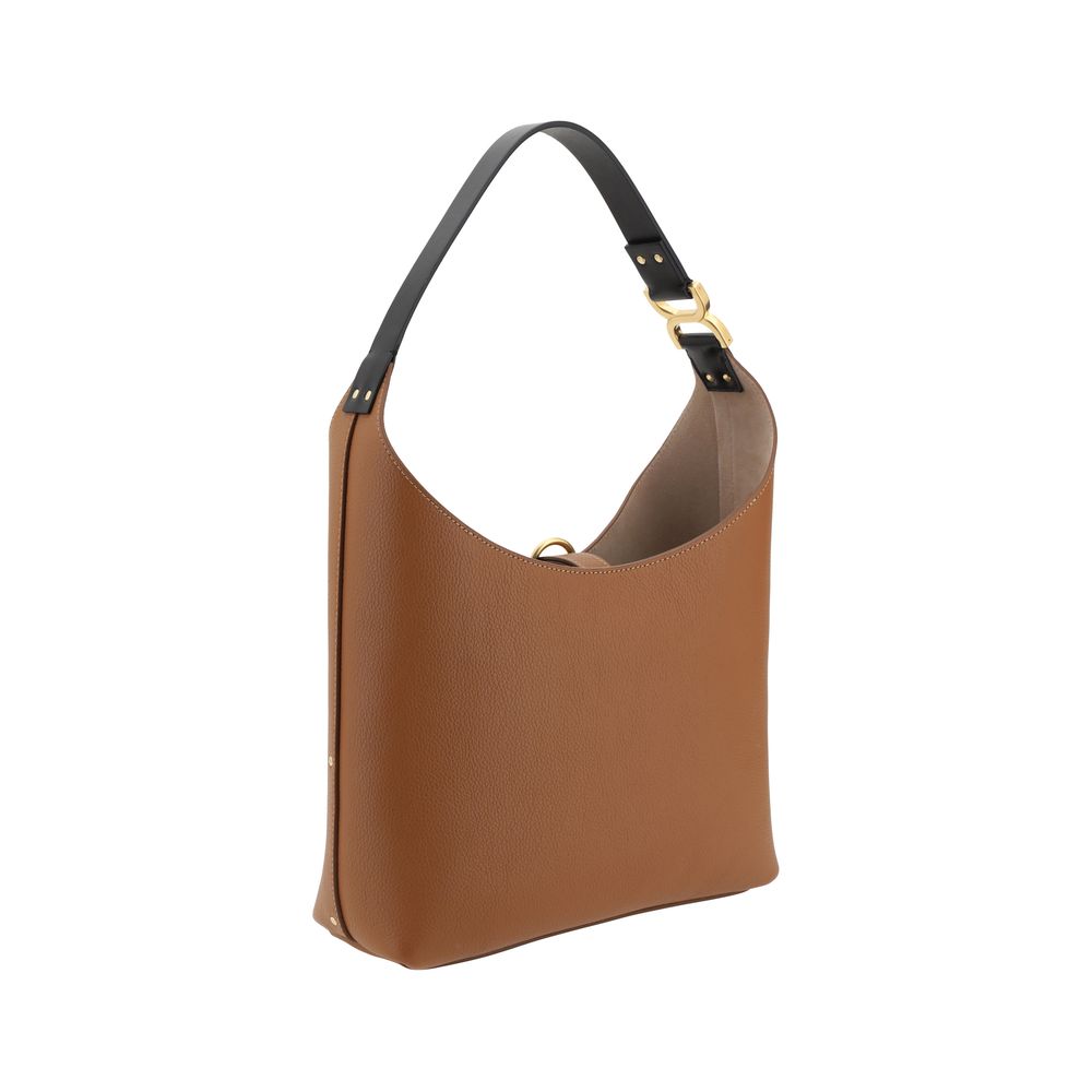 Chloé Brown Calf Leather Bos Taurus Shoulder Bag
