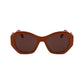 Karl Lagerfeld Brown Injected Sunglasses