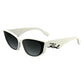 Karl Lagerfeld White Acetate Sunglasses