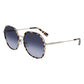 Longchamp Gold Metal Sunglasses