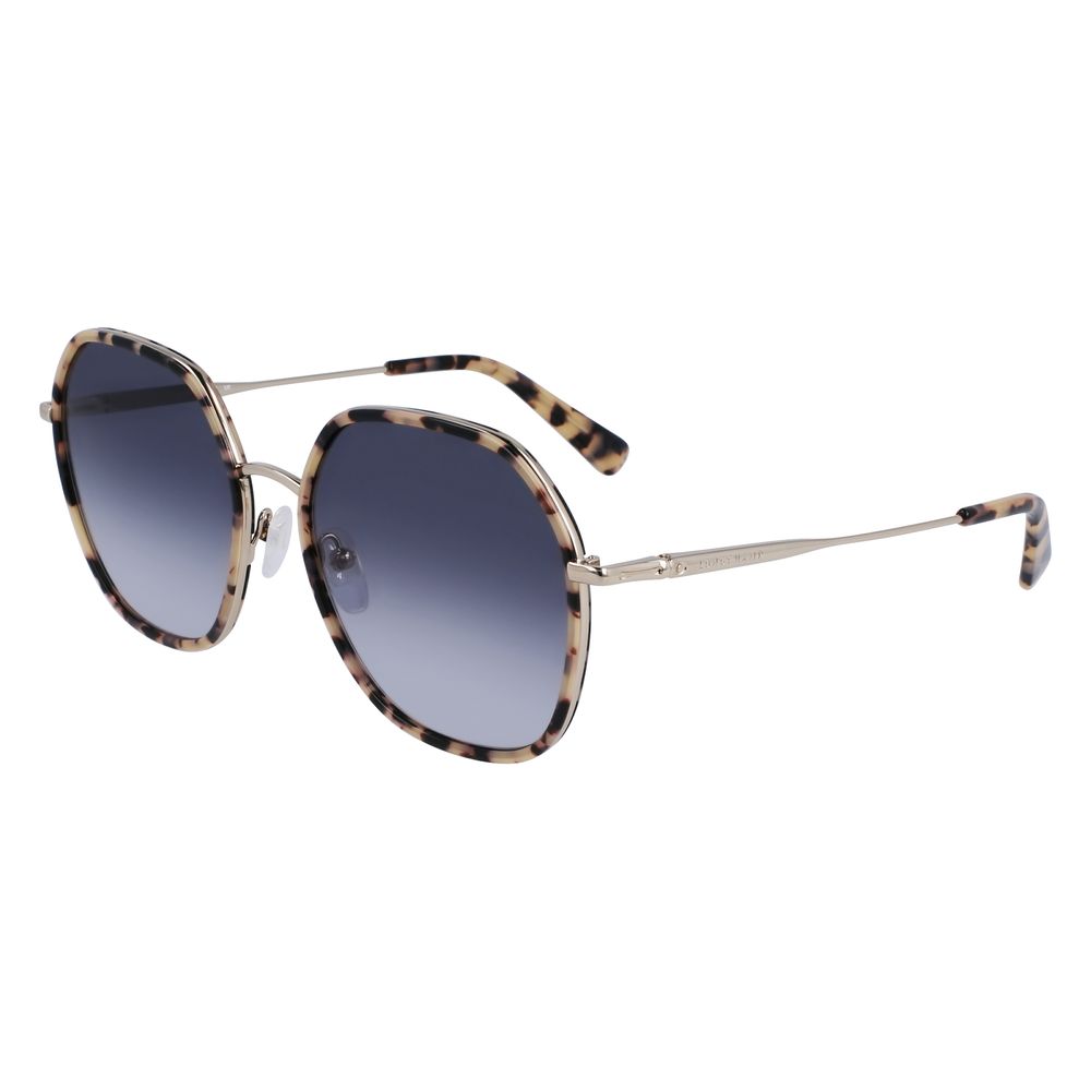 Longchamp Gold Metal Sunglasses