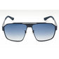 Police Blue Metal Sunglasses