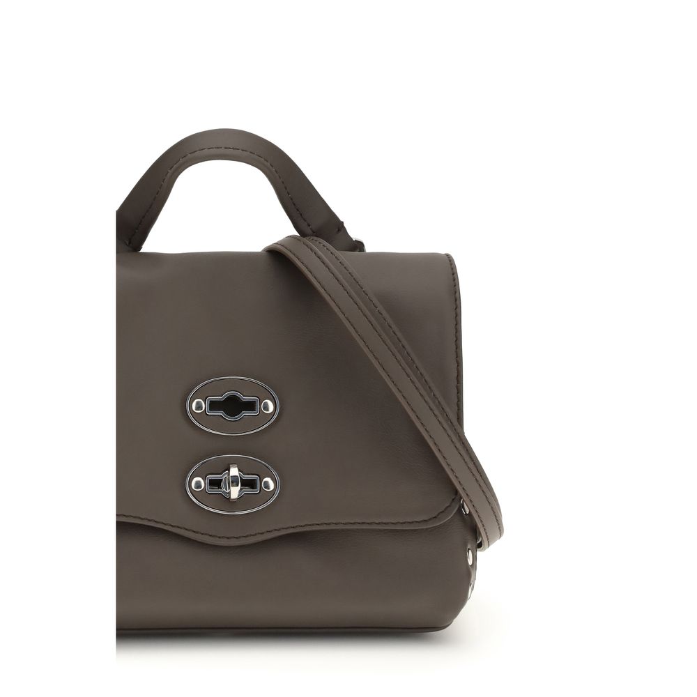 Zanellato Brown Calf Leather Bos Taurus Handbag