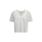Loulou De Saison White Cotton Long Sleeve T-Shirt