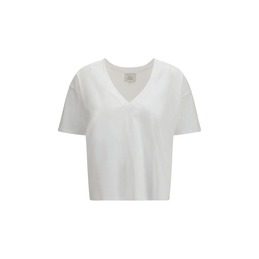 Loulou De Saison White Cotton Long Sleeve T-Shirt
