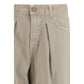Haikure Beige Cotton Jeans Denim