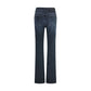 Haikure Blue Cotton Flared Jeans