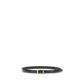 Saint Laurent Black Calf Leather Bos Taurus Regular Belt