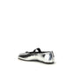 Margiela Silver Calf Leather Bos Taurus Ballet Flats