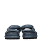 Jil Sander Gray Leather Platform Sandals