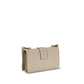 PINKO Beige Calf Leather Bos Taurus Shoulder Bag