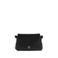 PINKO Black Calf Leather Bos Taurus Shoulder Bag