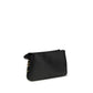 PINKO Black Calf Leather Bos Taurus Shoulder Bag