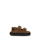 Moon Boot Brown Polyamide Slippers