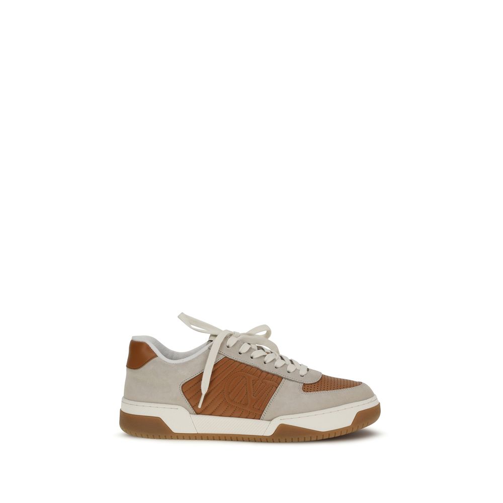 Valentino Garavani Multicolor Calf Leather Bos Taurus Athletic Sneakers