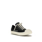 Rick Owens Black Calf Leather Bos Taurus Low Top Sneakers