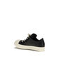 Rick Owens Black Calf Leather Bos Taurus Low Top Sneakers