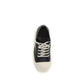 Rick Owens Black Calf Leather Bos Taurus Low Top Sneakers