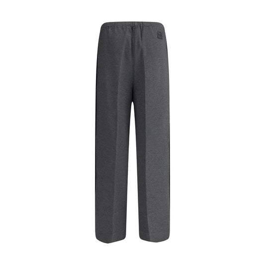 Miu Miu Gray Viscose Casual Pants