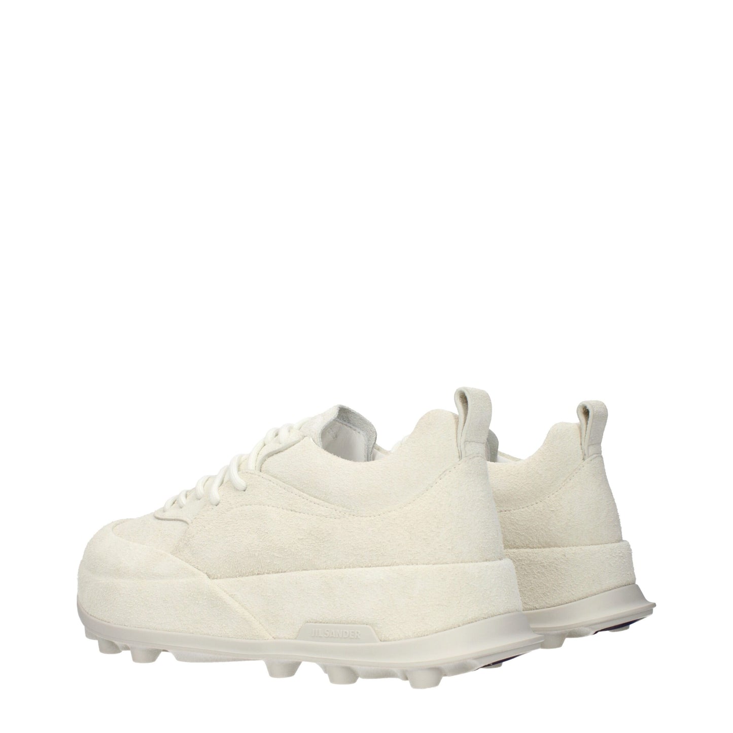 Jil Sander Beige Leather Sneakers