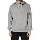 Dolce & Gabbana Gray Cotton Hooded Sweatshirt Sweater