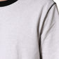 Dolce & Gabbana Light Grey Cotton Crewneck Sweatshirt Sweater