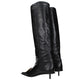 Jil Sander Black Leather Ankle Boots