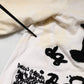 Dolce & Gabbana White Virgin Wool Graphic Logo Crewneck Sweater