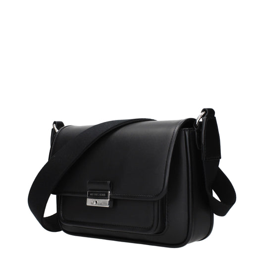 Michael Kors Black Leather Crossbody Bag