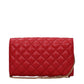 Versace Red Leather Clutch Bag
