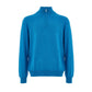 Gran Sasso Blue Wool Turtleneck