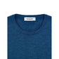 Gran Sasso Blue Wool Sweatshirt