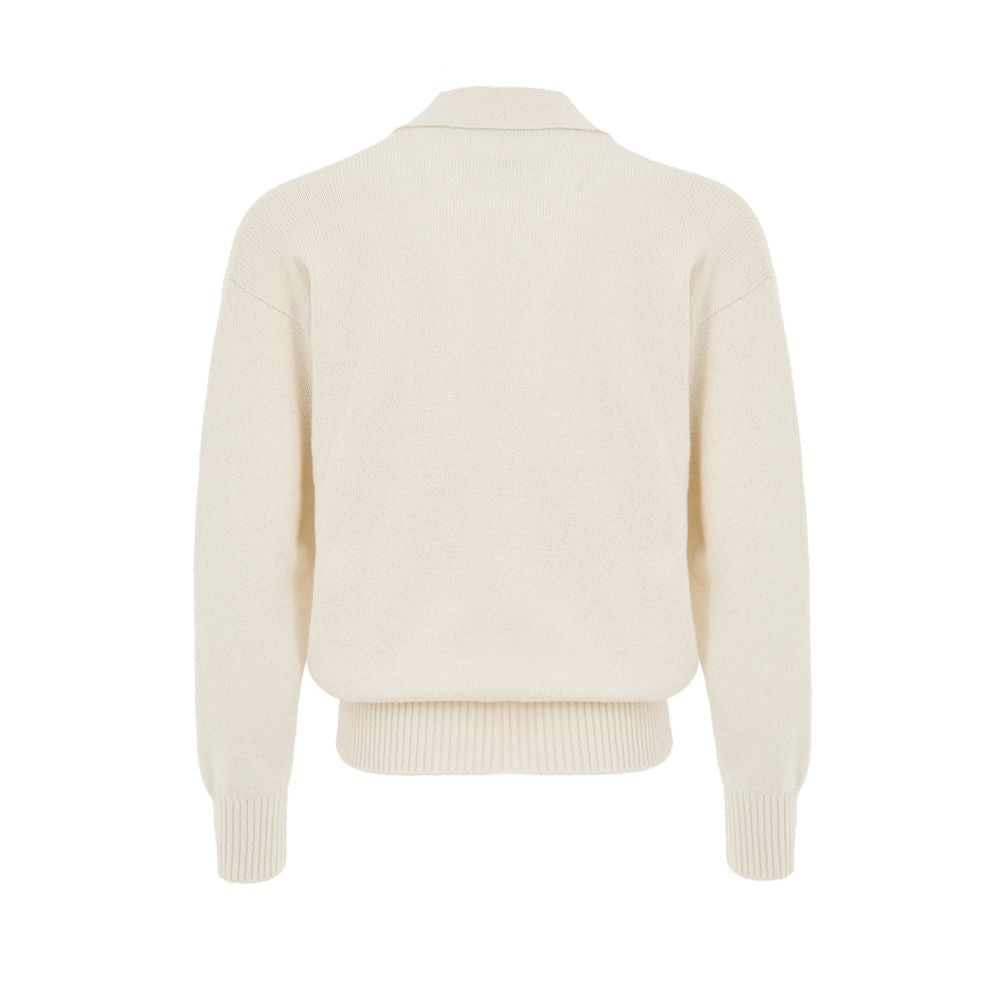 Gran Sasso White Cotton Cardigan