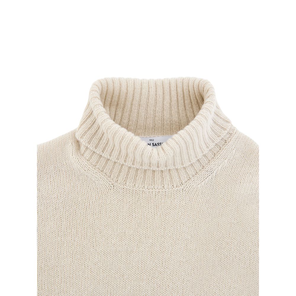 Gran Sasso Beige Wool Turtleneck