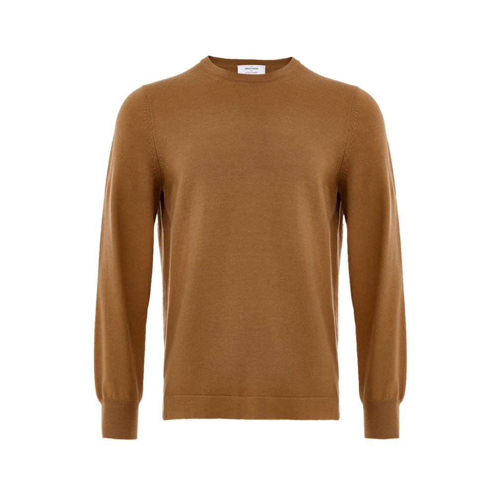 Gran Sasso Brown Wool Sweatshirt