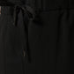 Dolce & Gabbana Black Cotton Drawstring Long Maxi Cargo Skirt