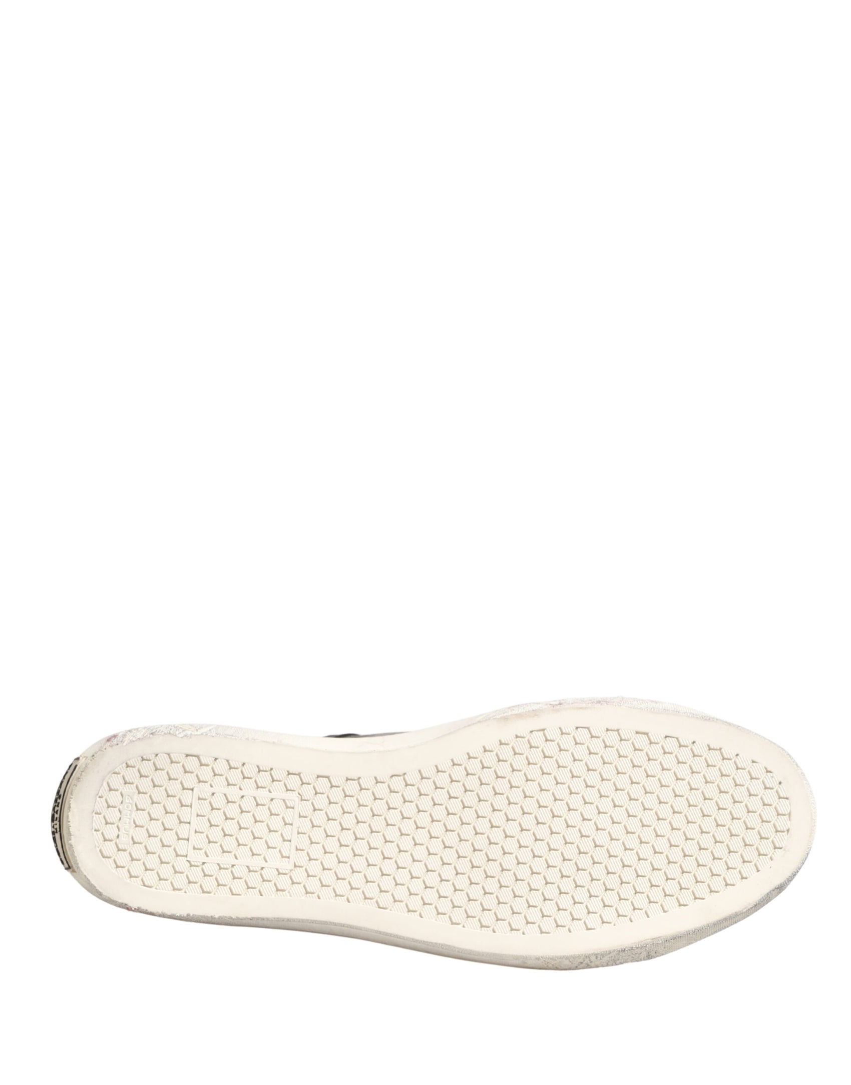 Dolce & Gabbana Black White Canvas Logo Mid Top Sneakers Shoes