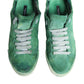 Dolce & Gabbana Green Suade DG Logo Sole Low Top Sneakers Shoes