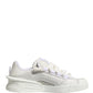 Dolce & Gabbana White Calfskin Leather Low Top Sneakers Shoes