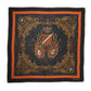 Dolce & Gabbana Multicolor Crest Print Cashmere 272cm x 132cm Men Scarf
